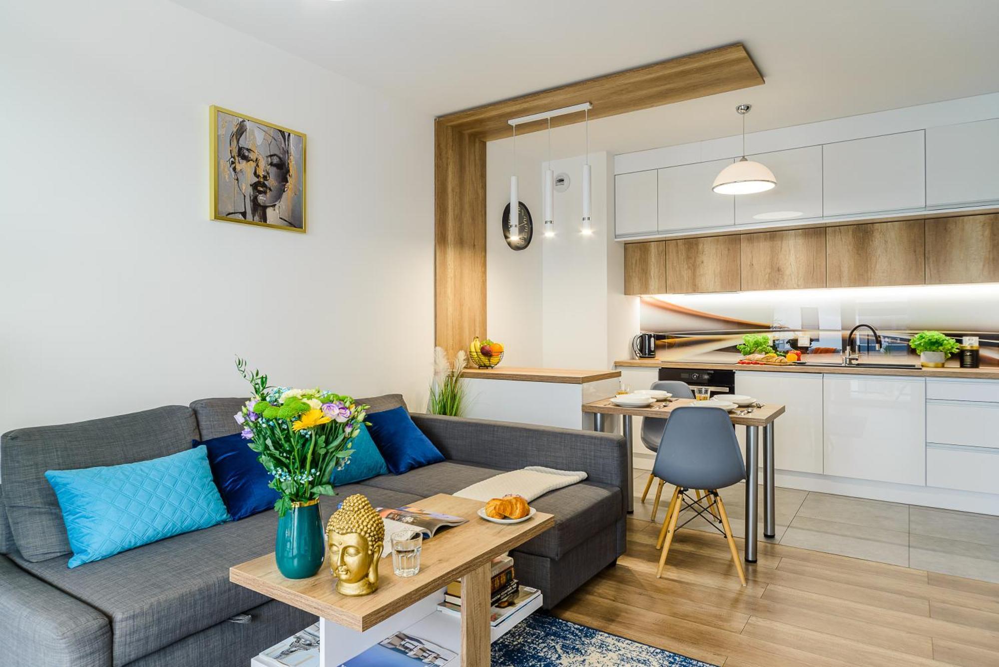 Lumina Stylish 3-Room Apart With Balcony Lodz  Exterior photo